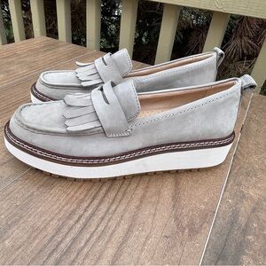 Clarks Women's Orianna W Loafer, Stone Nubuck, 9.5M